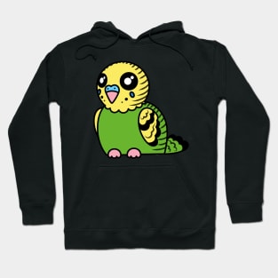 Dark Green Budgie Hoodie